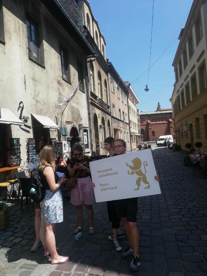 Kazimierz-Good Vibes Apartment For 7 People! Krakow Luaran gambar